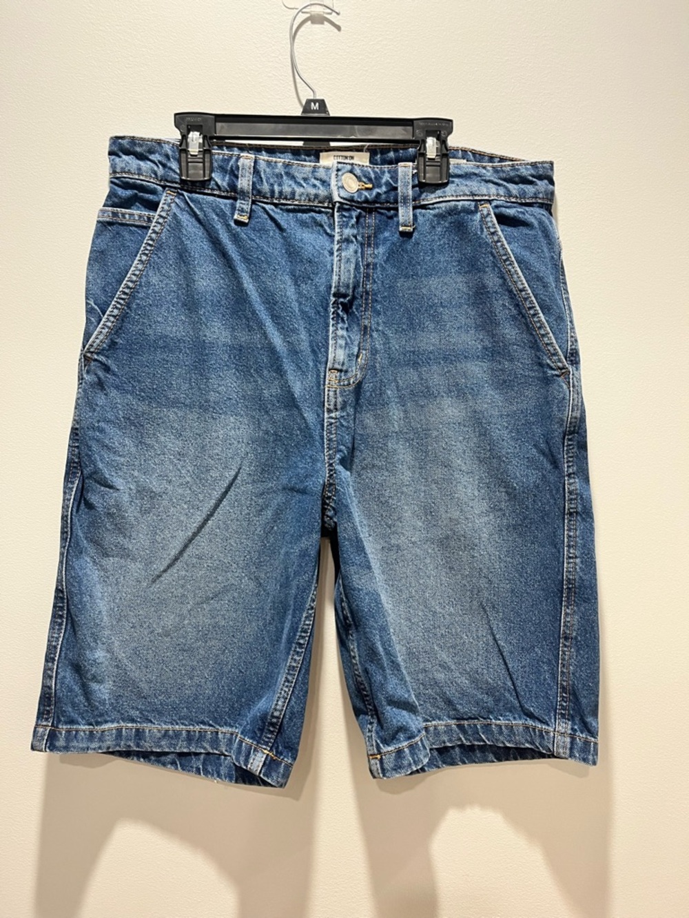 Men's Cotton On Baggy Denim Shorts, Size‎ 30
